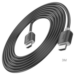 Кабель HDMI - HDMI HDTV2.0 Hoco US08 4K/60Hz 3м черный