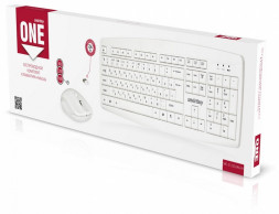 Беспроводной комплект клавиатура+мышь Smartbuy ONE 212332AG белый (SBC-212332AG-W)