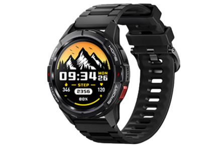  Умные часы Mibro GS Active (XPAW016) c русским языком + 2 ремешка черные