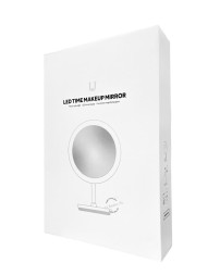 Зеркало для макияжа Jordan & Judy с подсветкой (NV535) белое