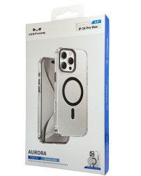 Накладка для i-Phone 16 Pro Max Keephone Aurora MagSnap черный