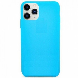 Чехол-накладка  iPhone 11 Pro Silicone icase  №16 голубая