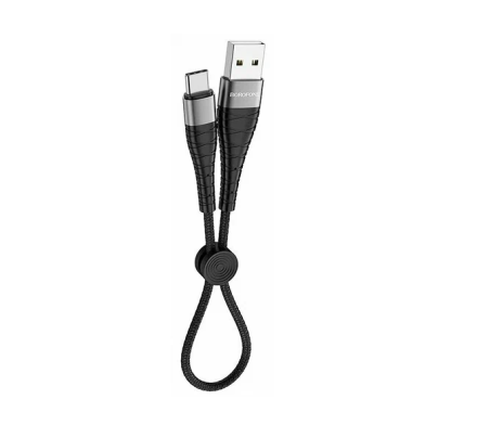  Usb Кабель-зарядка Type-C Borofone BX32 Munificent 3A 25см черный