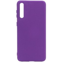 Накладка для Huawei Y8P/Enjoy 10S/P Smart S Silicone cover фиолетовая