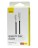  Кабель-зарядка Type-C на Lightning Baseus Cafule 25см (CATLJK-01) 20W черный