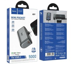 Powerbank Hoco Q31 5000mAh 18W/20W 2USB-C черный