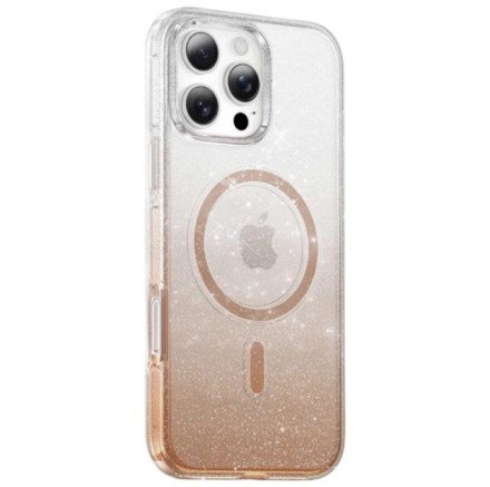  Накладка для i-Phone 16 Pro Max Keephone Lillian MagSnap золотой