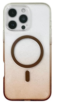  Накладка для i-Phone 16 Pro Max Keephone Lillian MagSnap золотой