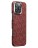  Накладка для i-Phone 16 Pro 6.3&quot; Pitaka Tactile Woven case PTK-Red/Gold