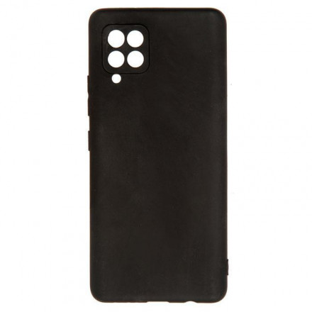 Чехол-накладка для Samsung Galaxy A42 силикон матовый чёрный