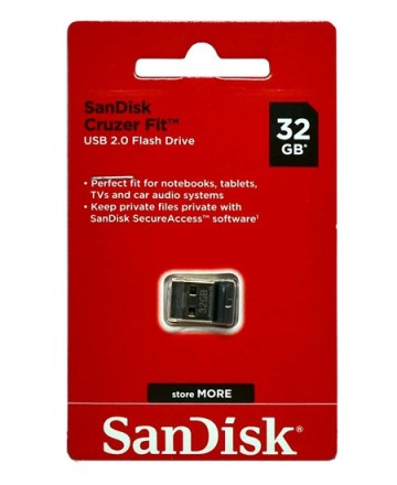  USB флеш накопитель SanDisk 32GB CZ33 Cruzer Fit (SDCZ33-032G-G35)