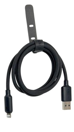  Usb Кабель-зарядка Lightning Baseus Foamed Silicone 2.4A 1м (E0426900) черный