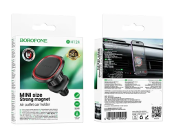 Держатель в автомобиль в воздуховод Borofone BH124 магнитный черный