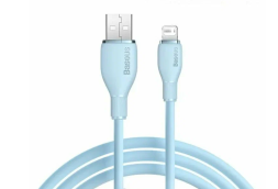 Usb Кабель-зарядка Lightning Baseus Pudding Series 2.4A 2м P10355700311-01 голубой