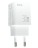  Сетевое зарядное устройство EOFE E306 1C/1USB 30W белое