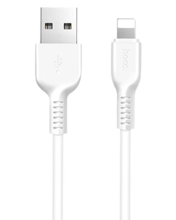 Usb Кабель-зарядка Lightning Hoco X20 Flash 2.0A 2м силиконовый белый
