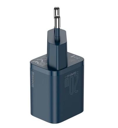  Сетевое зар. устр. Baseus Super Si Quick Charger 1C 20W EU CCSUP-B03 синее