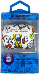 Силиконовый светящийся в темноте чехол для AirPods Pro Luxo Kaws рисунок №69