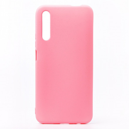 Накладка для Samsung Galaxy A02/M02 Silicone cover розовая