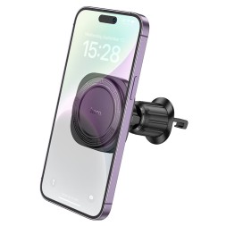 Держатель в автомобиль в воздуховод Hoco H28 магнитный черный