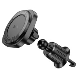 Держатель в автомобиль в воздуховод Hoco H28 магнитный черный