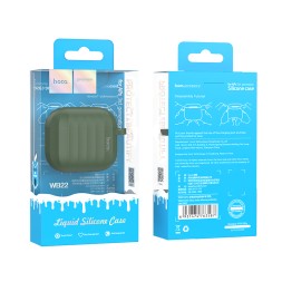 Силиконовый чехол для AirPods 3 Hoco WB22 зеленый