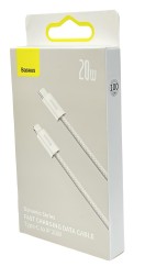Кабель-зарядка Type-C на Lightning Baseus Dynamic series 1м (CALD000002) 20W белый