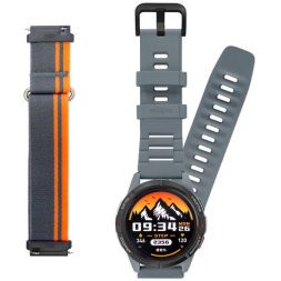 Умные часы Mibro GS Active (XPAW016) c русским языком + 2 ремешка серый