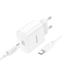 Сетевое зар. устр. Hoco C76A Pro с шнуром Type-C на Type-C 30W белое