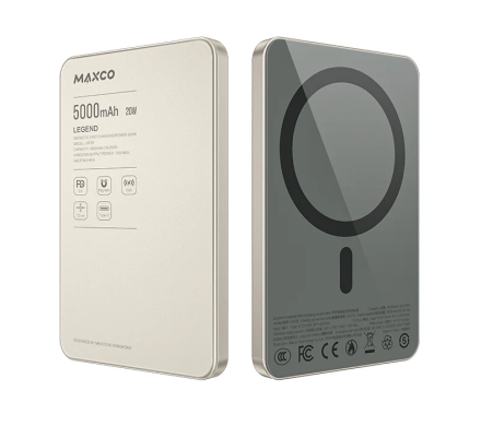  Powerbank магнитный с MagSafe Maxco MP28 5000mAh 20W золотой