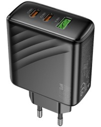 Сетевое зар. устр. Hoco CS26A 1USB3.0/2C 45W черное