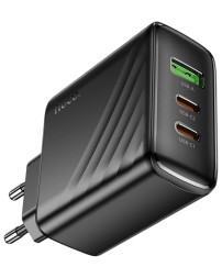 Сетевое зар. устр. Hoco CS26A 1USB3.0/2C 45W черное