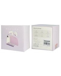 Беспроводные наушники TWS Haylou Lady Bag T87 38mAh/ANC/IPX4 пурпурные