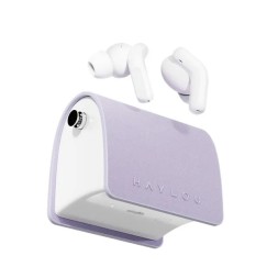 Беспроводные наушники TWS Haylou Lady Bag T87 38mAh/ANC/IPX4 пурпурные