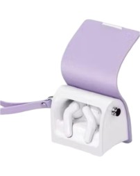 Беспроводные наушники TWS Haylou Lady Bag T87 38mAh/ANC/IPX4 пурпурные