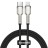  Кабель-зарядка Type-C на Lightning Baseus Cafule Metal 1м CATLJK-A01 20W чёрный