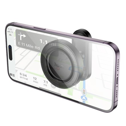  Держатель в автомобиль на торпеду Hoco H58 магнитный черный