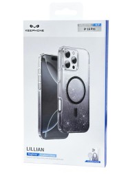 Накладка для i-Phone 16 Pro Keephone Lillian MagSnap черный