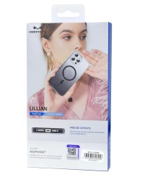 Накладка для i-Phone 16 Pro Keephone Lillian MagSnap черный