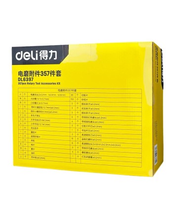  Набор инструментов Deli Tools Set DL6397 черный