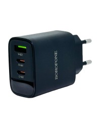 Сетевое зар. устр. Borofone BA98A 1USB/2C 30W QC3.0 черное