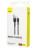  Usb Кабель-зарядка Lightтing Baseus Cafule 2м (CALKLF-CG1) 1.5A черный
