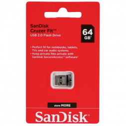 USB флеш накопитель SanDisk 64GB CZ33 Cruzer Fit (SDCZ33-064G-G35)