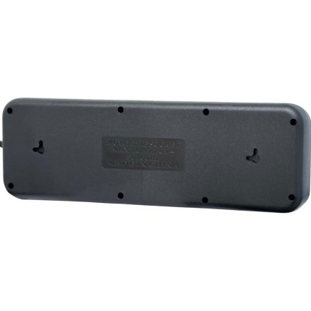  Сетевой фильтр Yemstza 2500W-10A(Max) 10 розеток+4USB+1USB-C 2м. черный