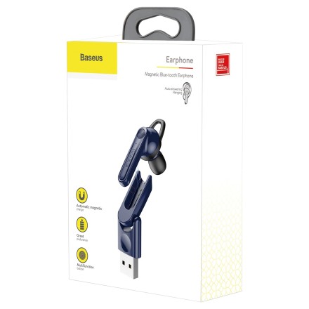  Bluetooth-гарнитура Baseus Magnetic Blue-tooth Earphone синий