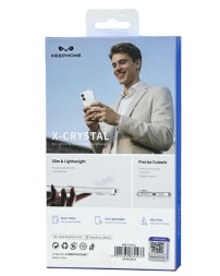 Накладка для i-Phone 17 Keephone X-Crystal MagSnap прозрачный