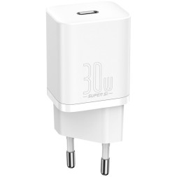 Сетевое зар. устр. Baseus Super Si Quick Charger 1C 30W EU CCSUP-J02 белое