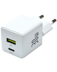 Сетевое зар. устр. Baseus Palm Fast Charger 1USB/1C 30W кабель T-C на T-C (P1011160A213-01) белое