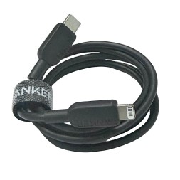 Usb Кабель-зарядка Type-C на Lightning  Anker 310 (A81A1611) 0.9м черный