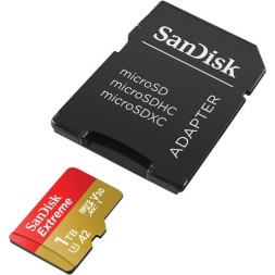 micro SDXC карта памяти SanDisk 1TB Extreme Pro UHS-II (190 Mb/s) SDSQXAV-1T00-GN6MA + SD адаптер